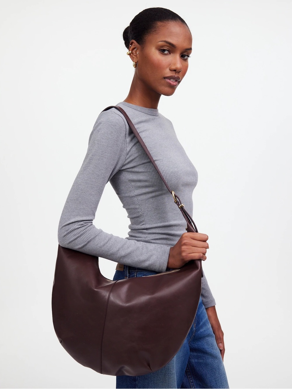 Madewell The Essential Curve Shoulder Bag - Picture 9 of 9